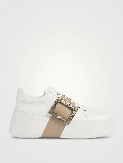 Viv' Skate Leather Platform Sneakers