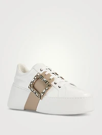 Viv' Skate Leather Platform Sneakers