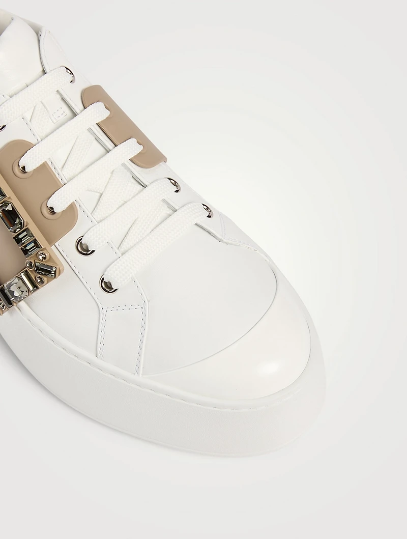 Viv' Skate Leather Platform Sneakers