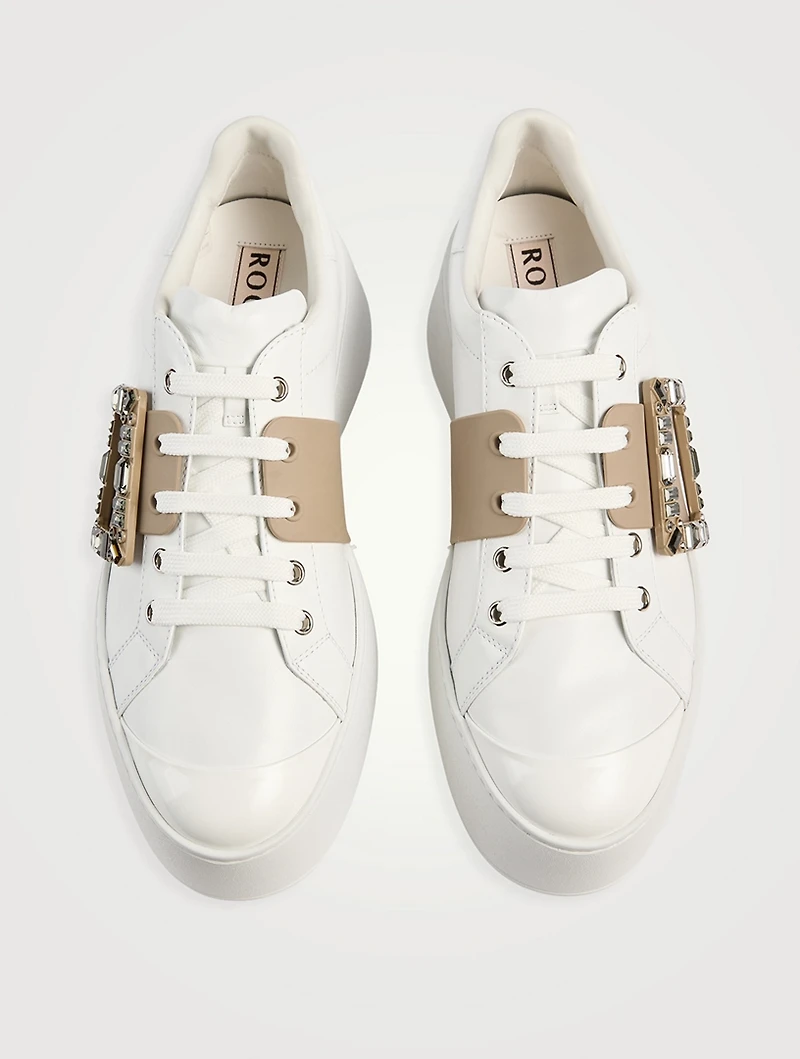 Viv' Skate Leather Platform Sneakers
