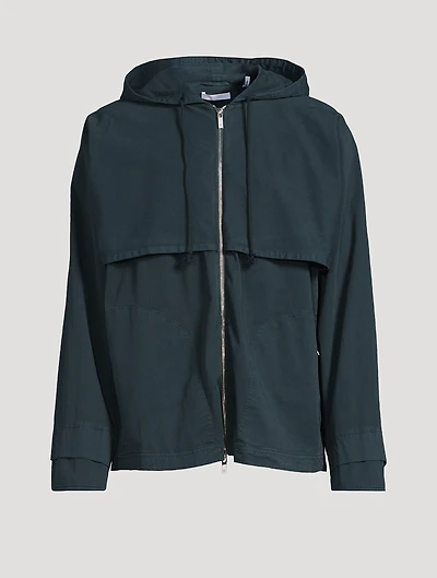 Garment-Dyed Windbreaker Jacket