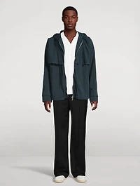 Garment-Dyed Windbreaker Jacket