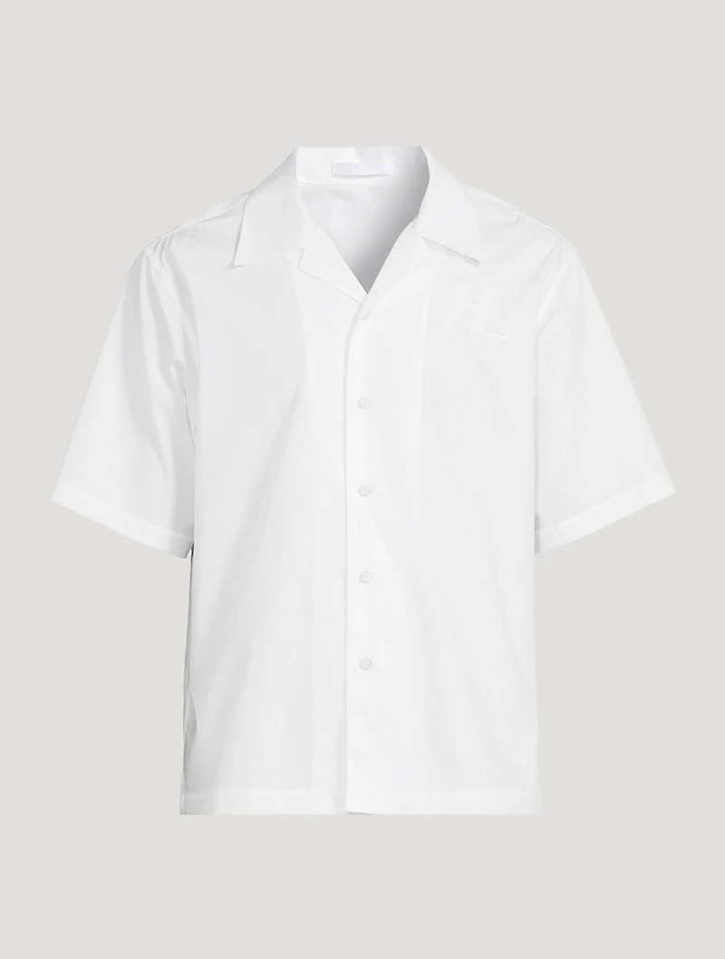 Boxy Poplin Short-Sleeve Shirt