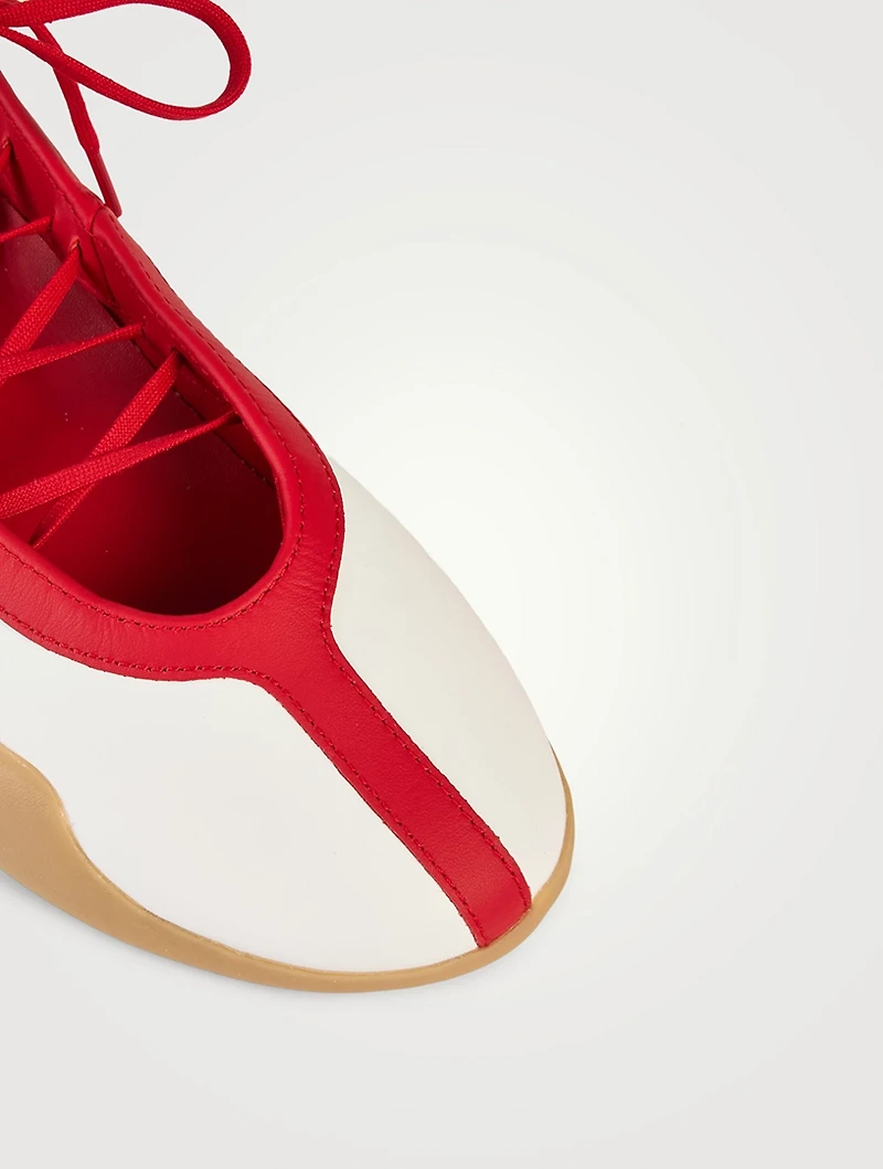 Taekwondo Mei Leather Ballet Sneakers