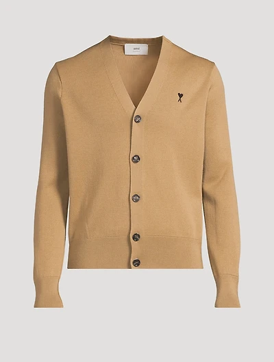Wool V-Neck Cardigan