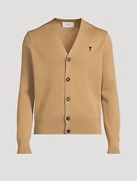 Wool V-Neck Cardigan