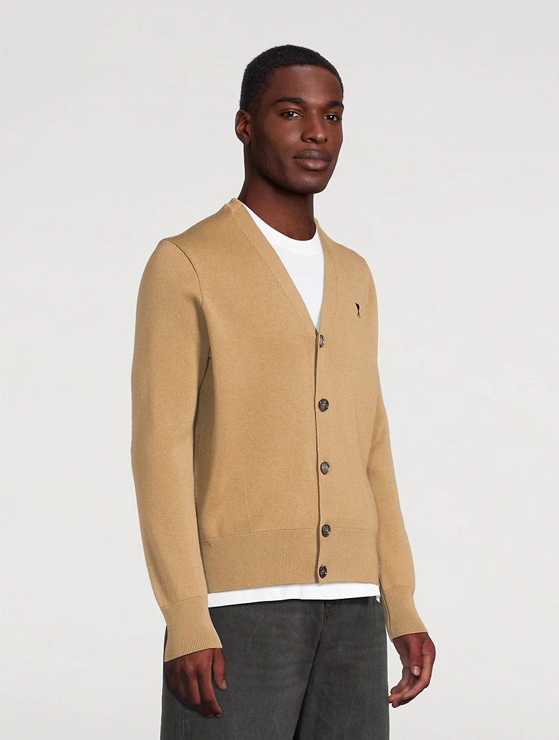 Wool V-Neck Cardigan
