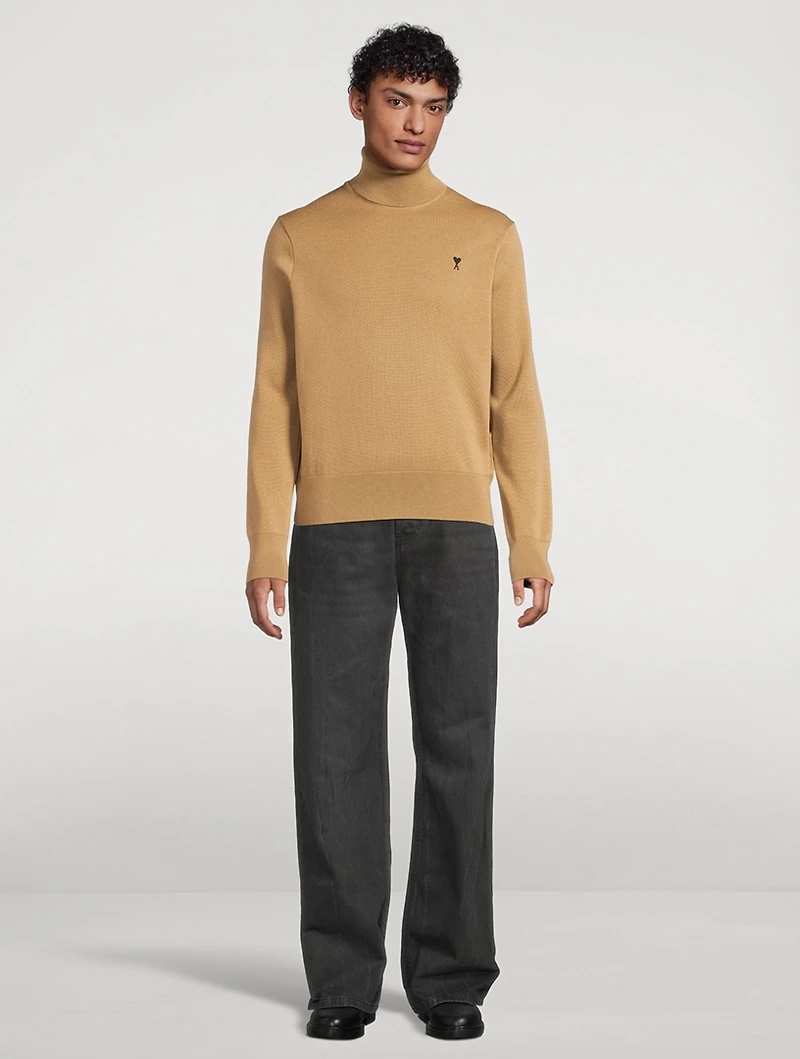 Wool Turtleneck Sweater