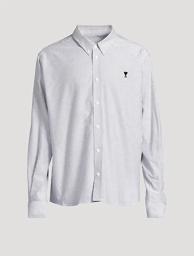 Cotton Shirt Striped Print