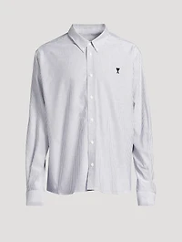 Cotton Shirt Striped Print