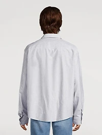 Cotton Shirt Striped Print