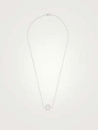 Star Of David Silver Chain Necklace