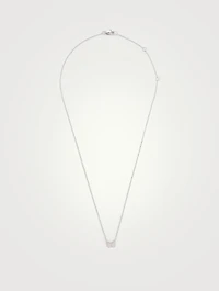 Jac+Jo Amanda Silver Butterfly Necklace With Sapphire