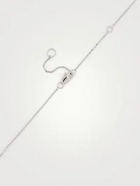 Jac+Jo Amanda Silver Butterfly Necklace With Sapphire