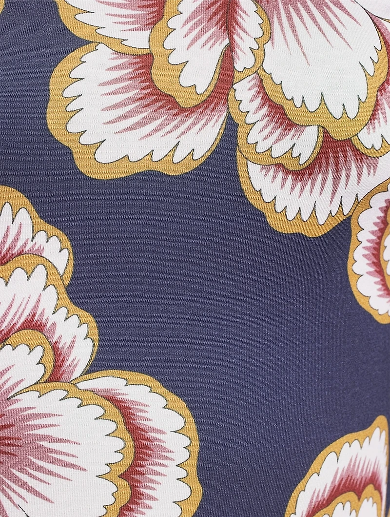 Long-Sleeve T-Shirt Floral Print
