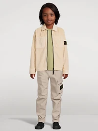 Corduroy Zip Shirt Jacket