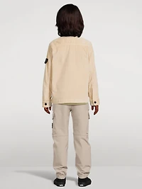 Corduroy Zip Shirt Jacket