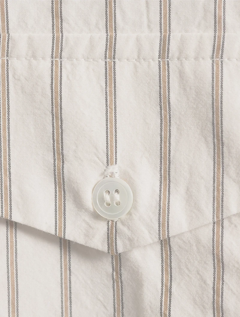 Shay Cotton Shirt Stripe Print