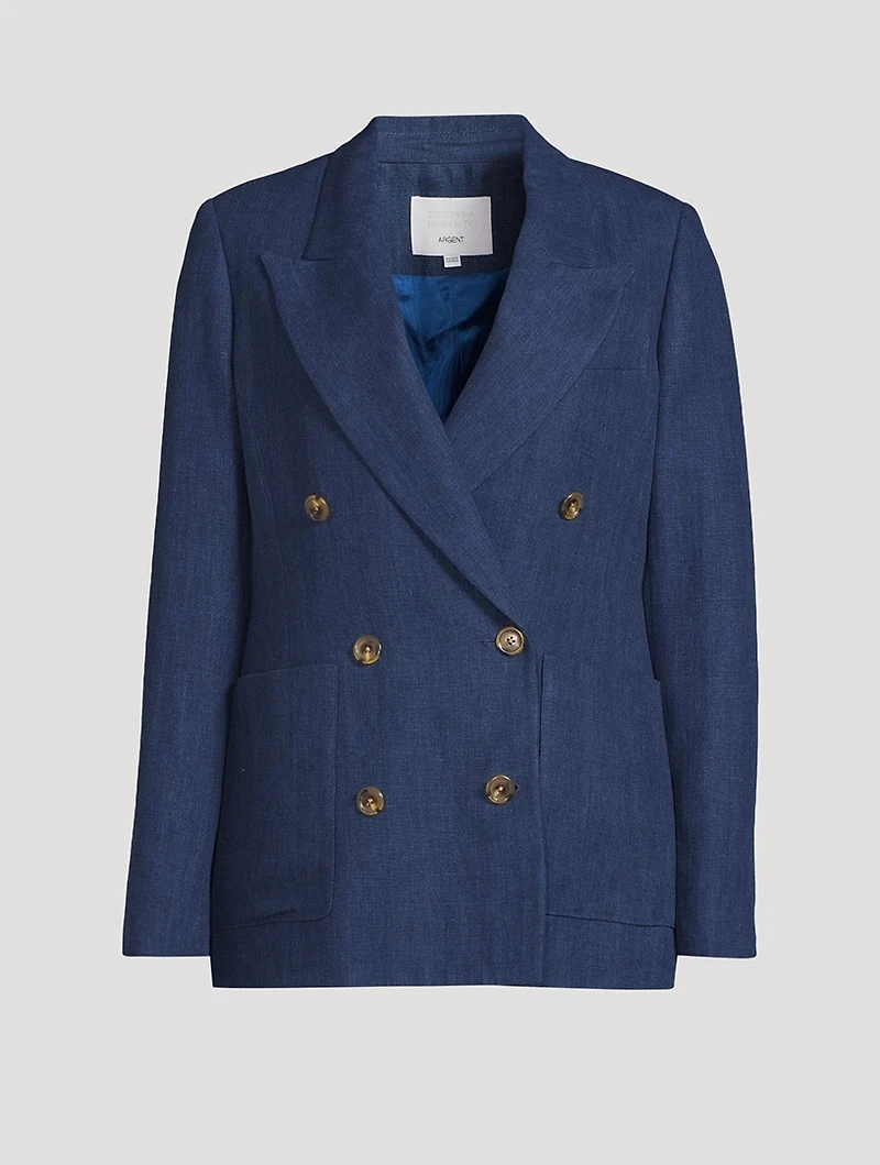 COH x Argent Chelsea Double-Breasted Blazer