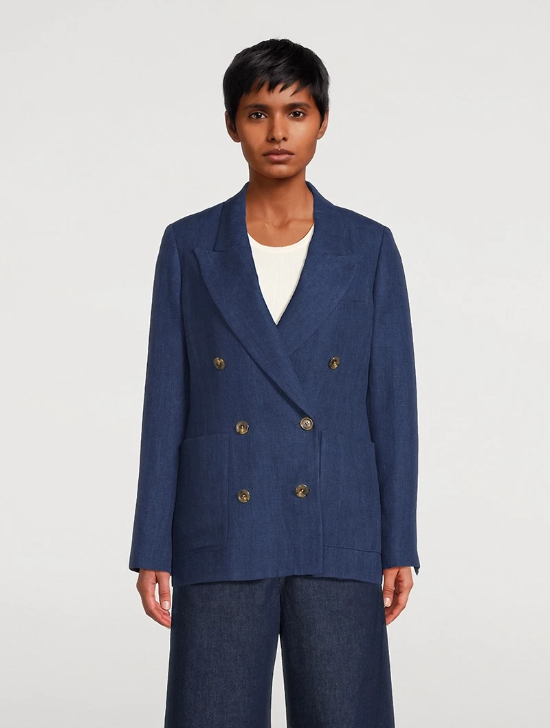 COH x Argent Chelsea Double-Breasted Blazer