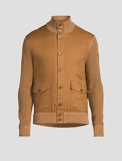 Hybrid Linen Cardigan