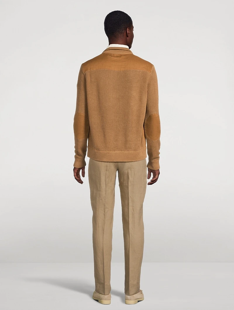 Hybrid Linen Cardigan