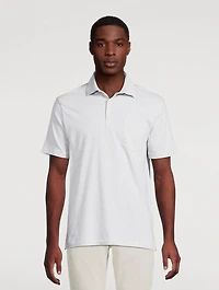 Lisle Polo Shirt Striped Print