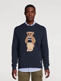 Polo Bear Linen And Cotton Sweater