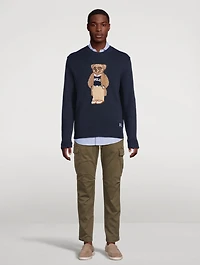 Polo Bear Linen And Cotton Sweater