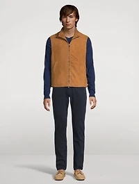 Suede Zip Vest