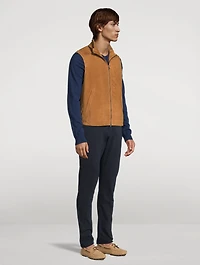 Suede Zip Vest