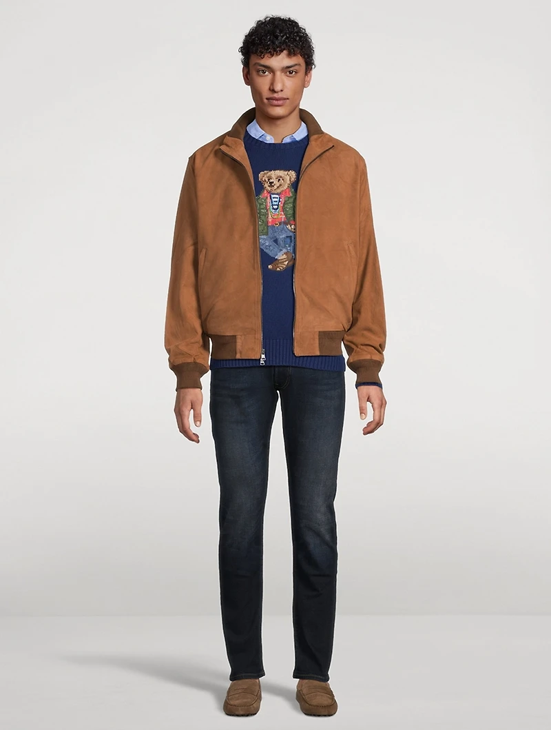 Suede Zip Jacket