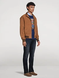 Suede Zip Jacket