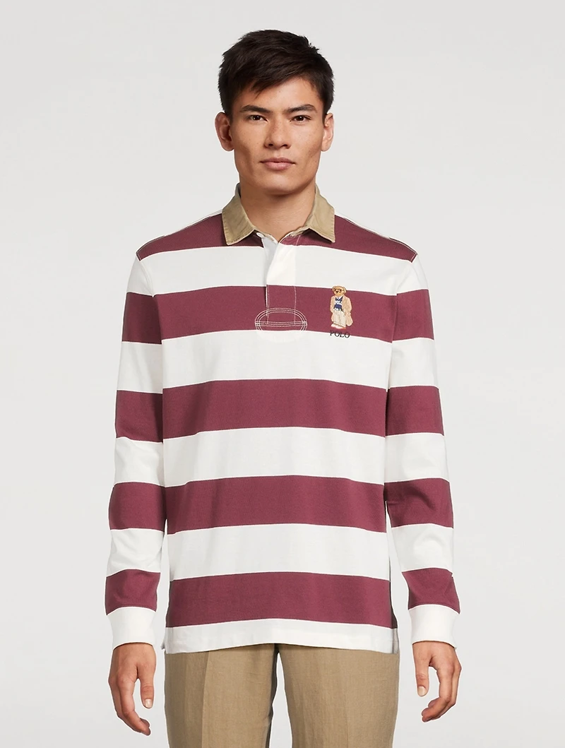 Classic Fit Polo Bear Jersey Rugby Shirt