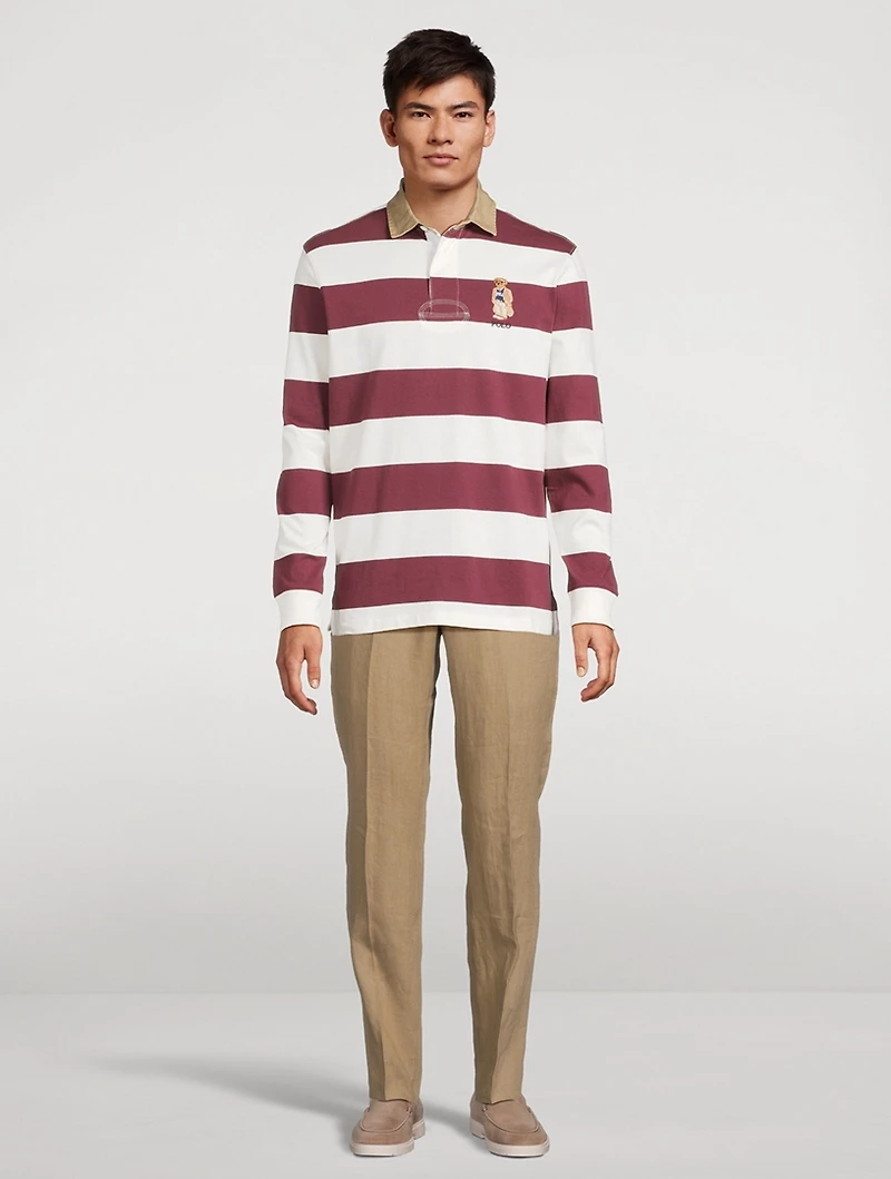 Classic Fit Polo Bear Jersey Rugby Shirt