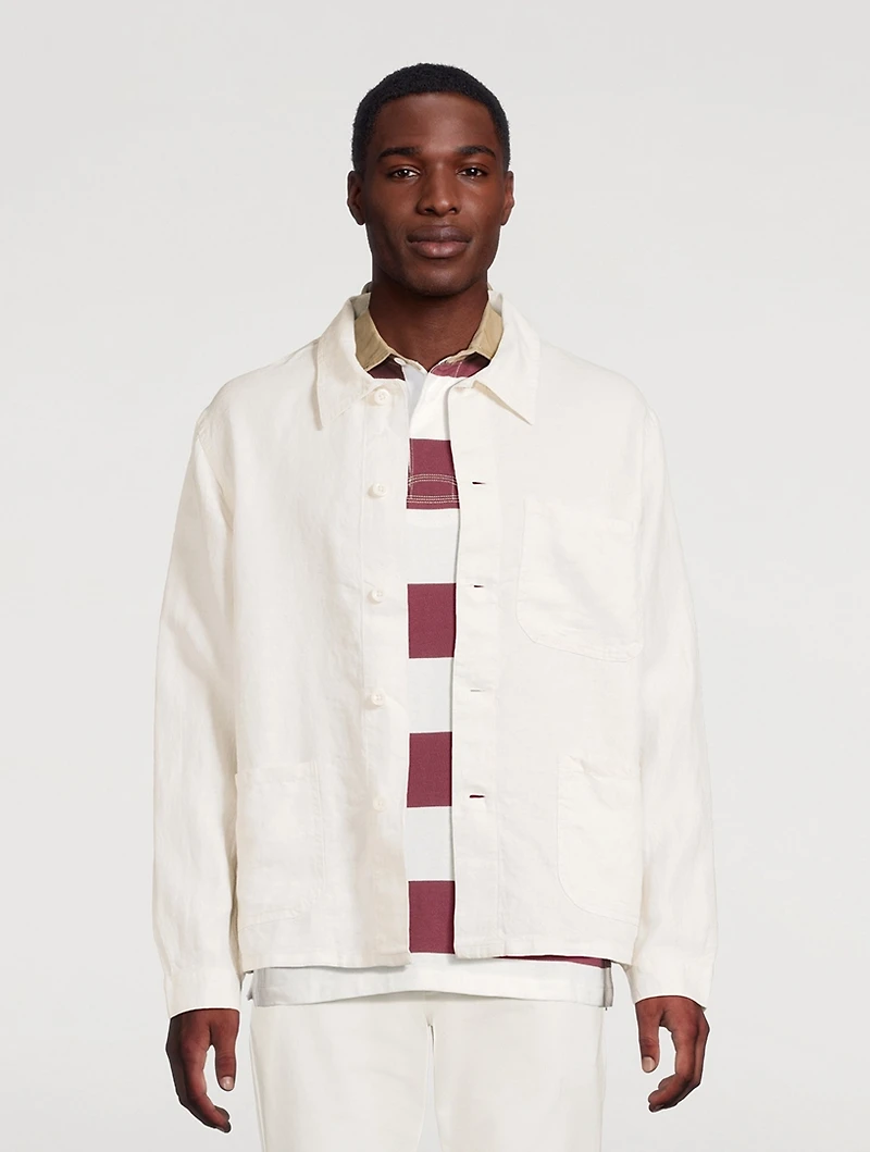 Linen Utility Jacket