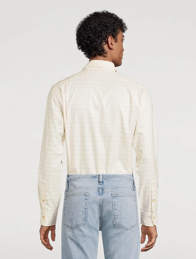 Classic Fit Tattersall Twill Shirt