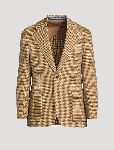 The RL67 Houndstooth Linen-Blend Jacket