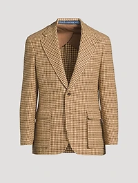The RL67 Houndstooth Linen-Blend Jacket