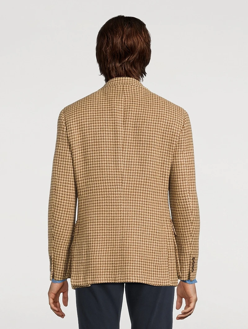 The RL67 Houndstooth Linen-Blend Jacket