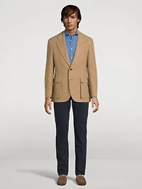 The RL67 Houndstooth Linen-Blend Jacket