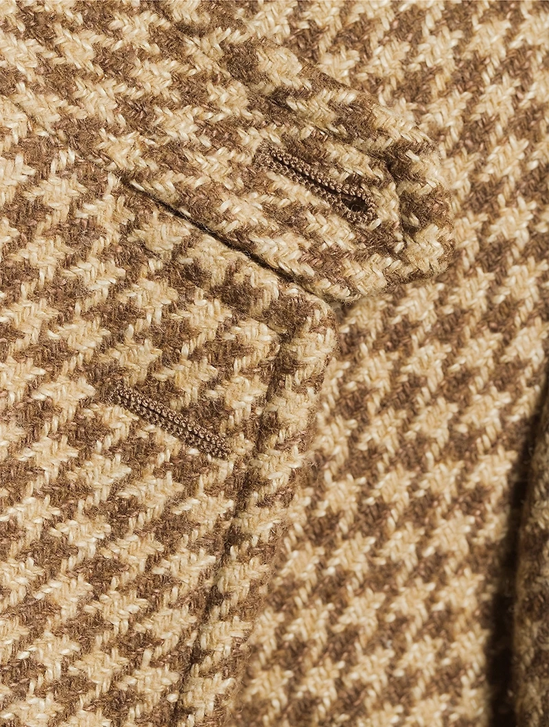 The RL67 Houndstooth Linen-Blend Jacket
