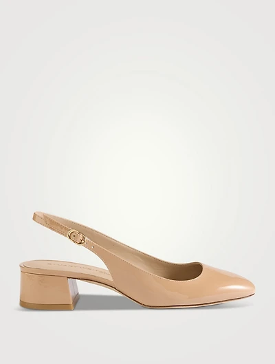 Maeve Patent Leather Slingback Pumps