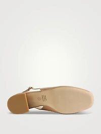 Maeve Patent Leather Slingback Pumps
