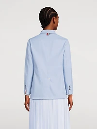 Deconstructed Denim Blazer