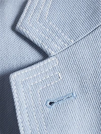 Deconstructed Denim Blazer