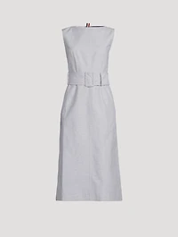 Belted Sheath Dress