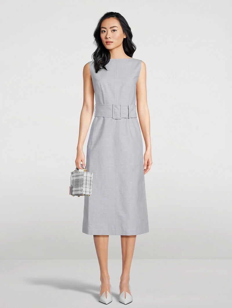 Belted Sheath Dress