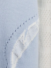Feather Intarsia Funmix Cardigan