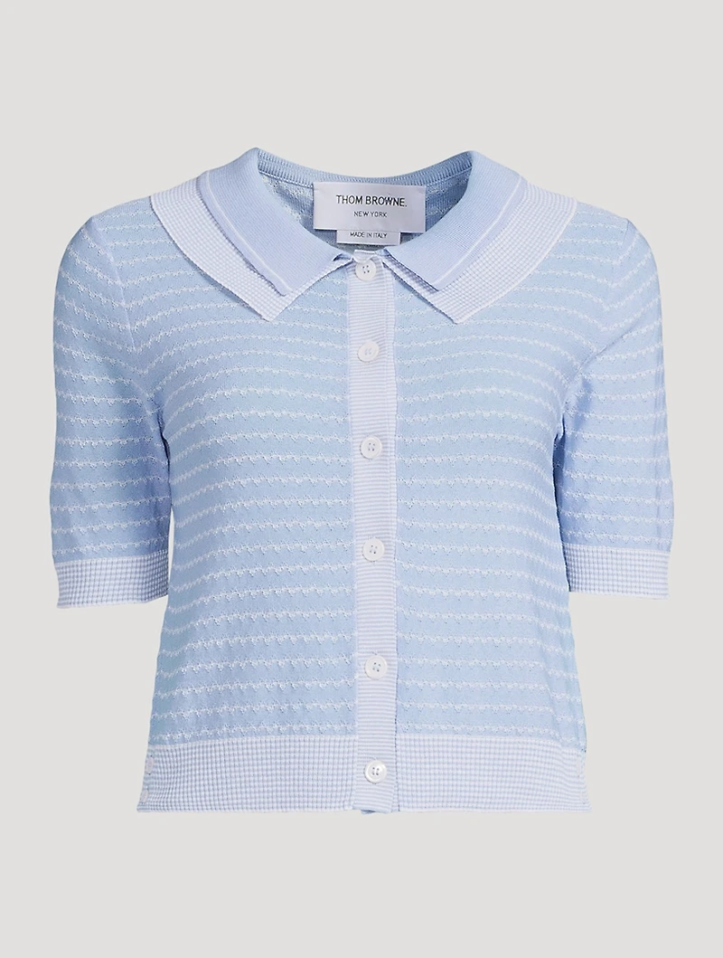 Double-Collar Cardigan